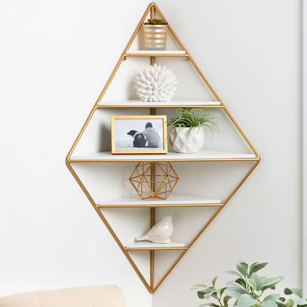 Corner Comfort: Maximizing Space with a
Wall Mounted Corner Shelf