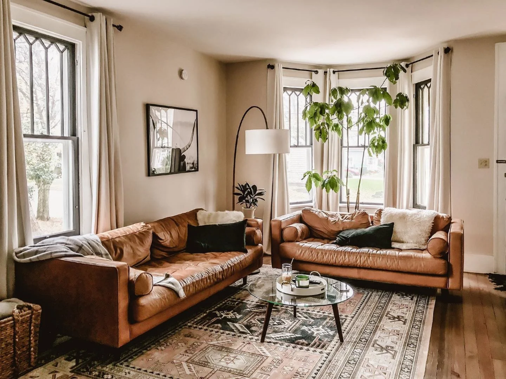 Luxurious Comfort: Elevating Your Space
with a Brown Leather Sofa