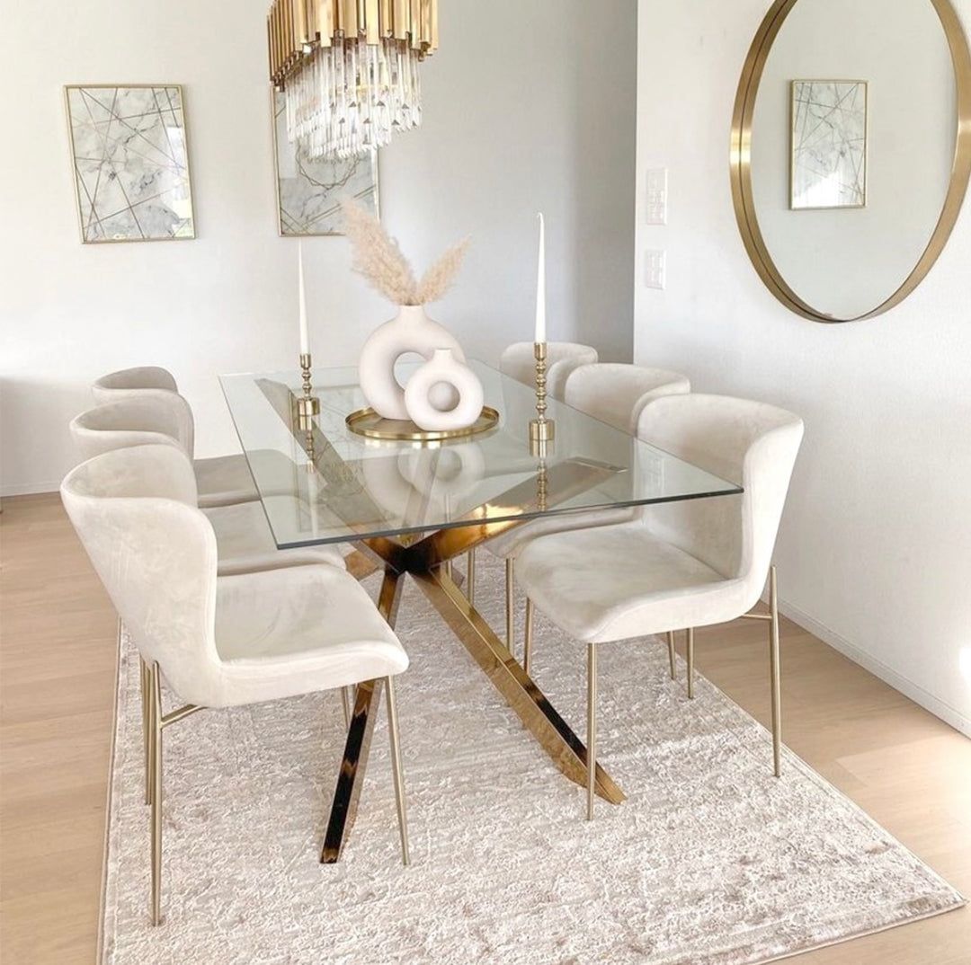 Different Types of Glass Top Dining Table