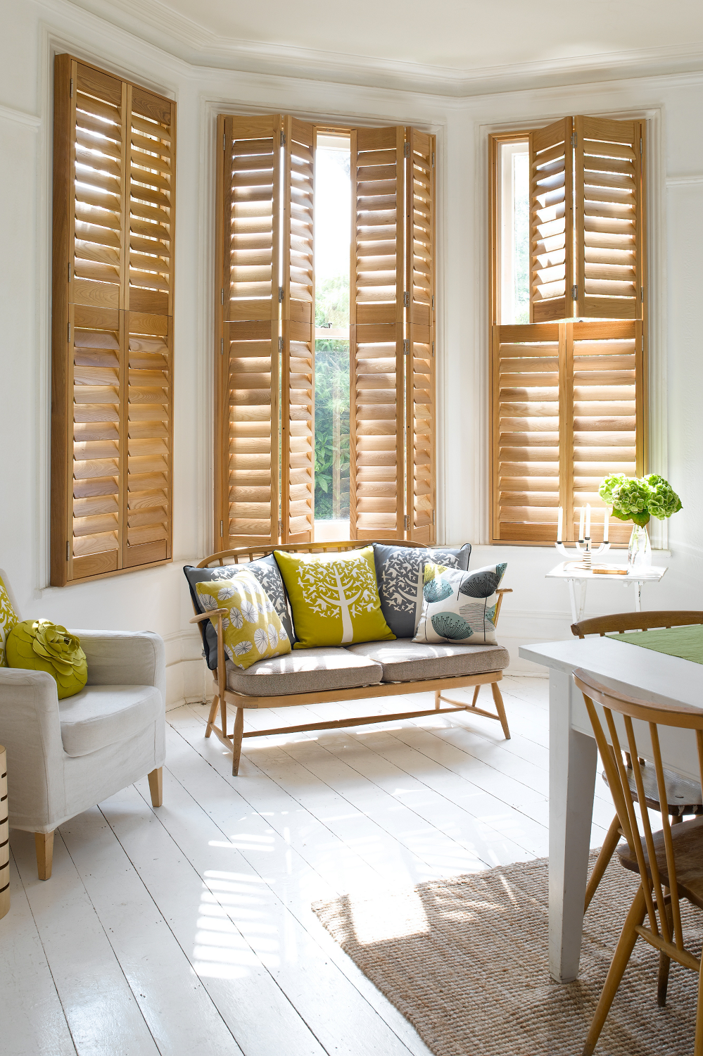 Add style to your Home with
Indoor Shutters