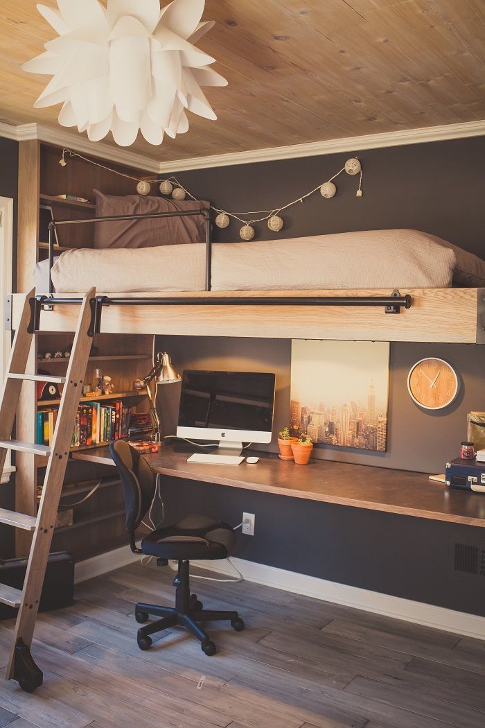 Features Of Loft Bed With Desk