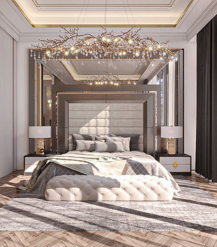 Classic royal luxury bedroom furniture