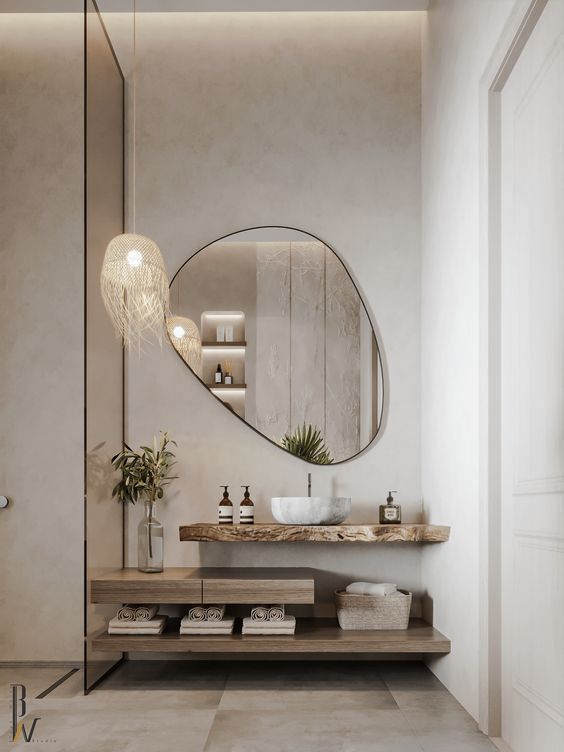 Turn Your Simple Bathroom Into
a Modern : ideas of bathroom decor