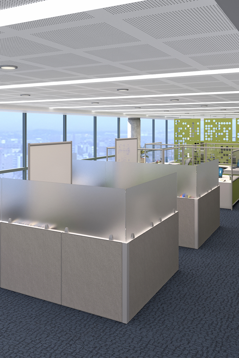 How to create inspiring
workspaces with office cubicles?