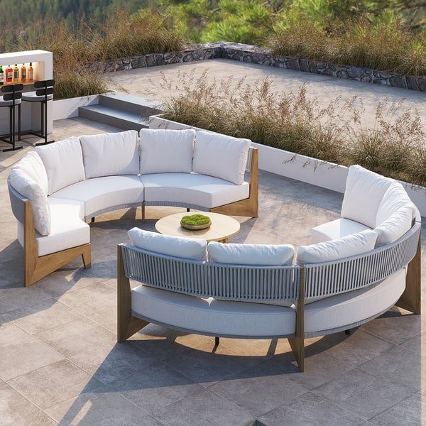 Add the Beauty of Outdoor
Sectional Sofa to your Compound décor