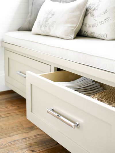 Multifunctional storage benches for all rooms