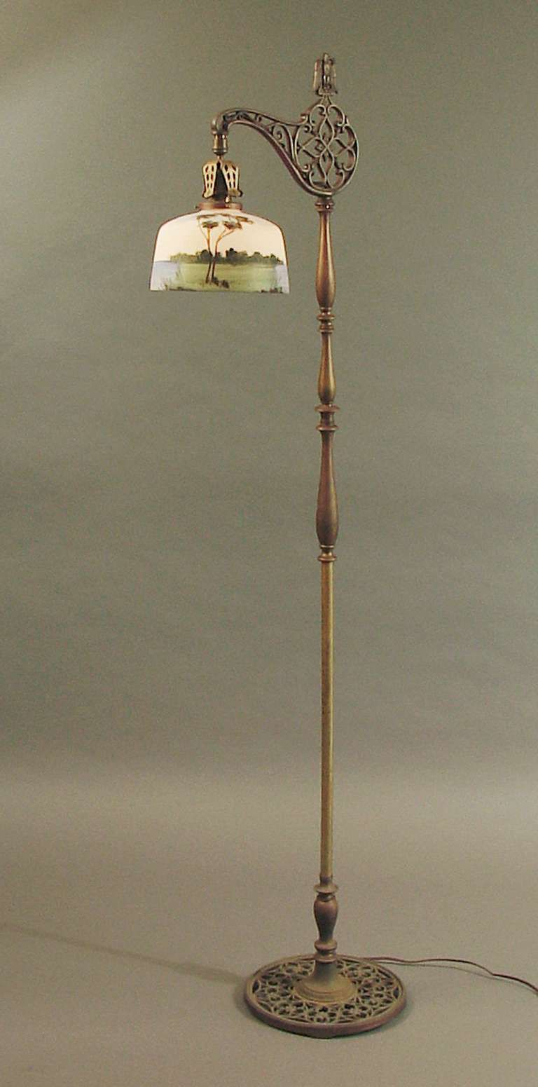 Antique floor lamps bring vintage breath to your home interior