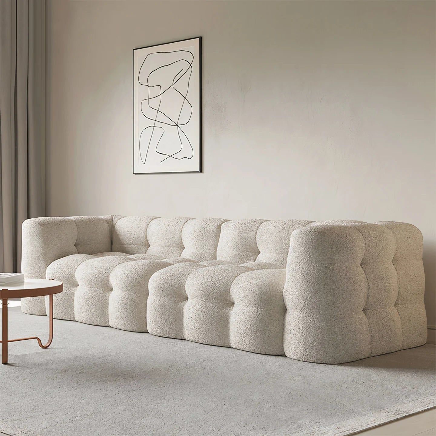 Contemporary apartment size sofas