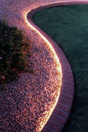 The importance of backyard
lights