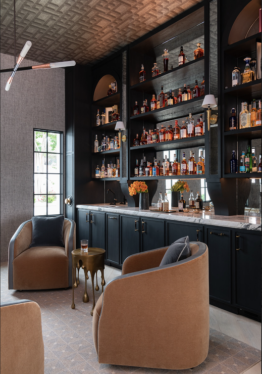 Popularity of the basement bar
countertop ideas