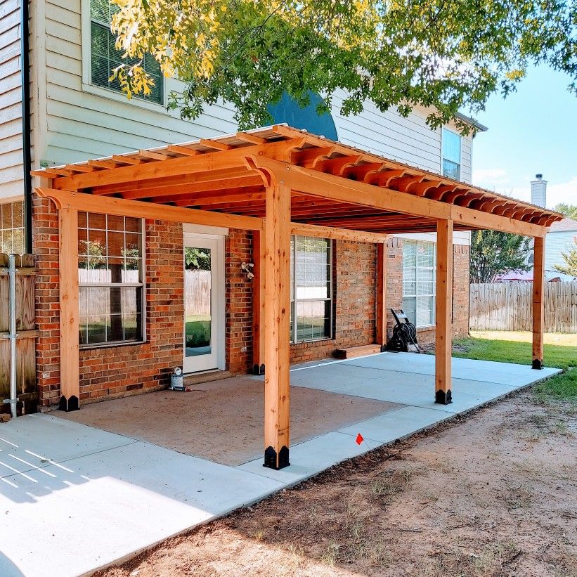 How to build a Cedar pergola