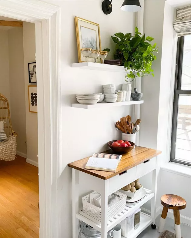 Get more space in kitchen with
kitchen carts