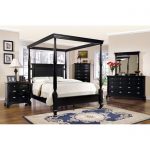 ... st. regis black canopy bed - ytf-sr820 VWRUDBH