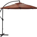 10u0027 cantilever umbrella, 10u0027diameter, terra cotta ZPXYNVH