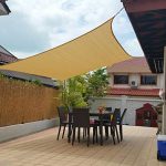 10u0027 x 13u0027 sun shade sails canopy rectangle sand, 185gsm shade sail WLUNJJU