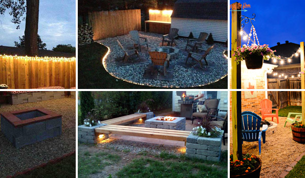 15 diy backyard and patio lighting projects RRXKWMN