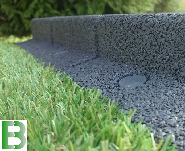 1m flexi-border garden edging in grey - h8cm - by ecoblok £11.99 FDAEXJZ