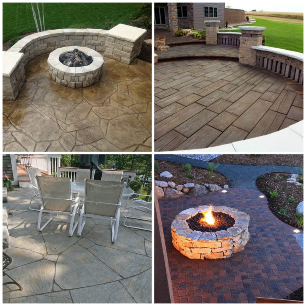 27 amazing stamped concrete patio ideas WXZXAHL