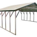 30x41 vertical triple wide metal carport ODFMTUG