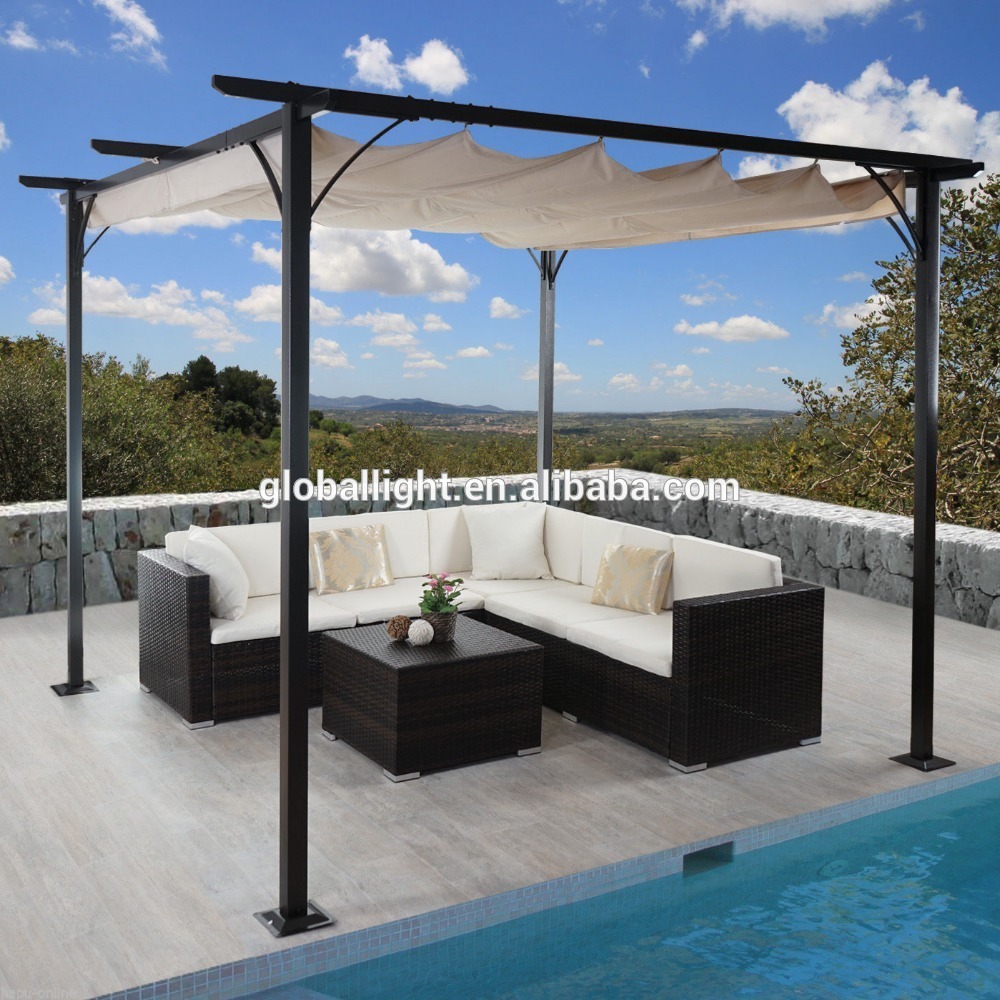 3x3m durable pavillon garden gazebo metal pergola - buy gazebo,metal  gazebo,garden DWHVJMZ