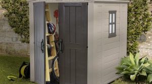 6 x 6 storage shed - quality plastic sheds SKLCPXO