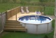 above ground pool deck ideas best above ground pool decks - a how to build diy guide RAFHRRC