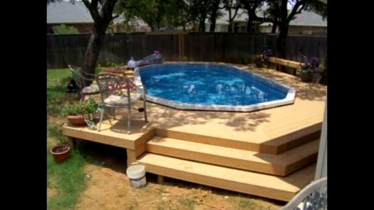 above ground pool deck ideas BZJTMZQ