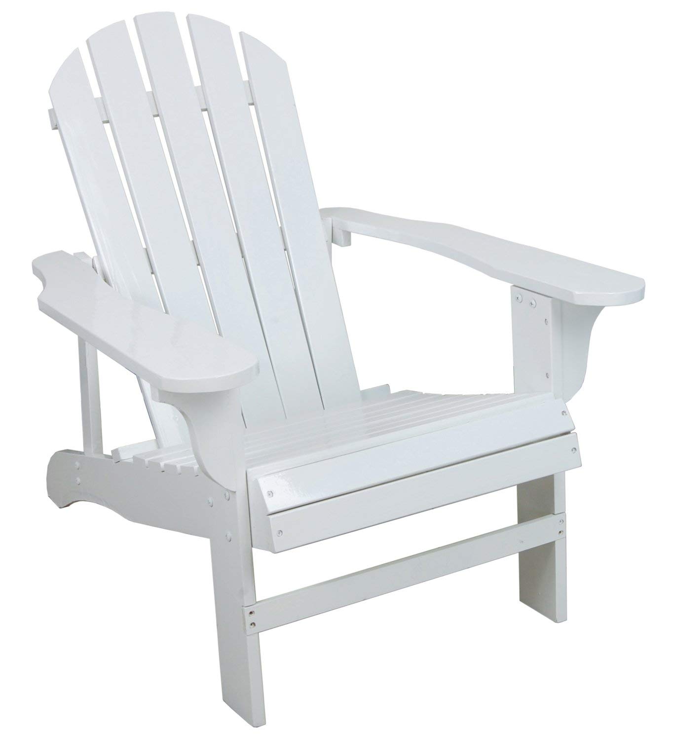 adirondack chairs amazon.com : classic white painted wood adirondack chair : chaise lounges XFCZQSF