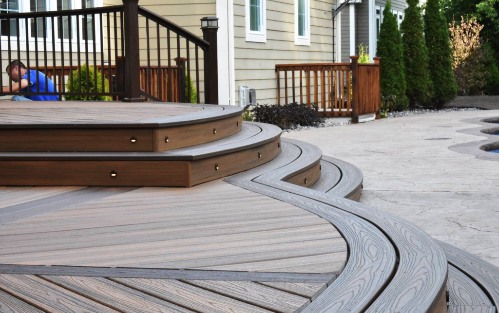 amazing composite deck installation in utica, ny SMSXGMY