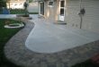 amazing of cement slab patio ideas choosing a good cement patio ideas HNQWOBV