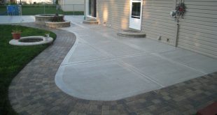 amazing of cement slab patio ideas choosing a good cement patio ideas HNQWOBV