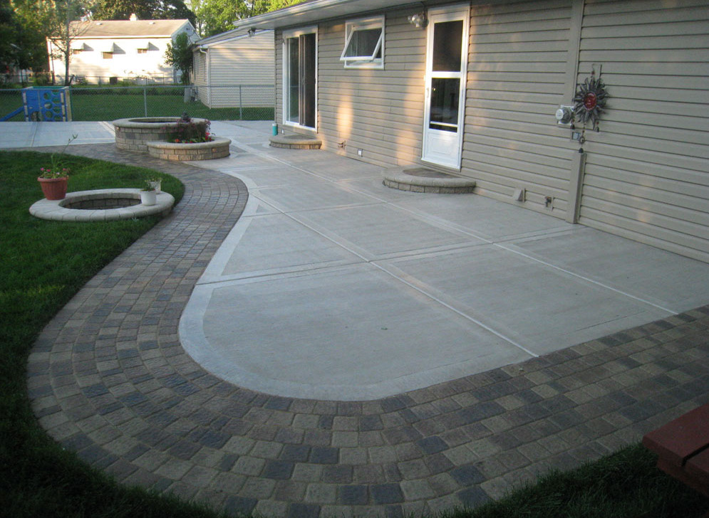 Have Cement Patios which are  Long Lasting