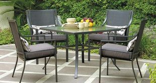 amazon.com: gramercy home 5 piece patio dining table set: garden u0026 outdoor FPGVCRK