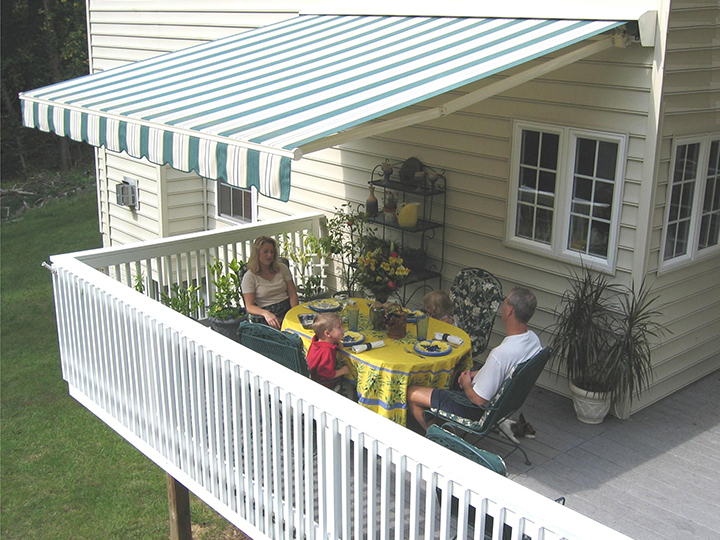 awnings for decks sunair awning extended image WKDLXKE