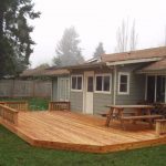 backyard decks covered back deck simple backyard deck is might work for our yard OFTBYAC