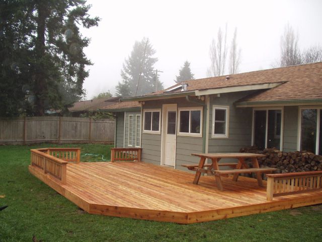 backyard decks covered back deck simple backyard deck is might work for our yard OFTBYAC