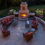 backyard fireplace landscaping outdoor fireplaces in appleton, wi XFGXHFB