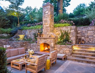 backyard fireplace wood burning outdoor fireplace, terracing outdoor fireplace botanical  decorators olney, md NBEEQAB