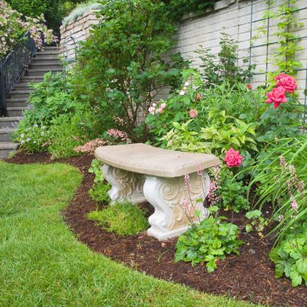 backyard garden ideas decorative seating XPEOMDX