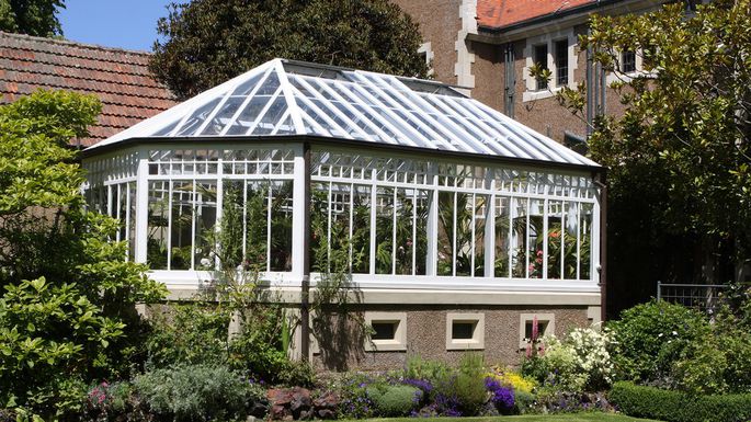 backyard greenhouse lean-to-greenhouse AIEJIPL