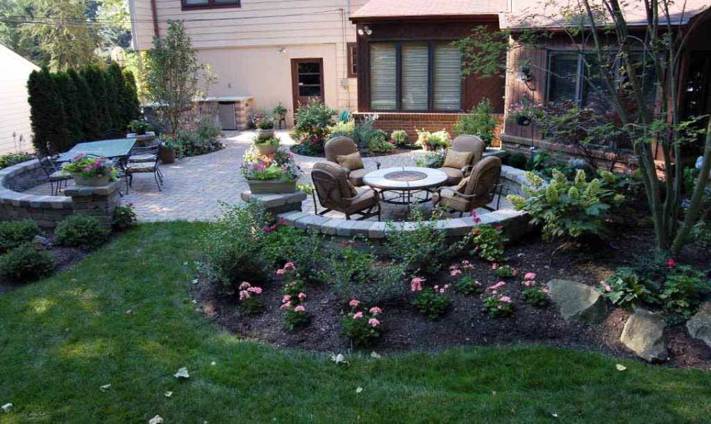 backyard landscape ideas plantings-around-patio-backyard-minnetonka ZIUWJDQ