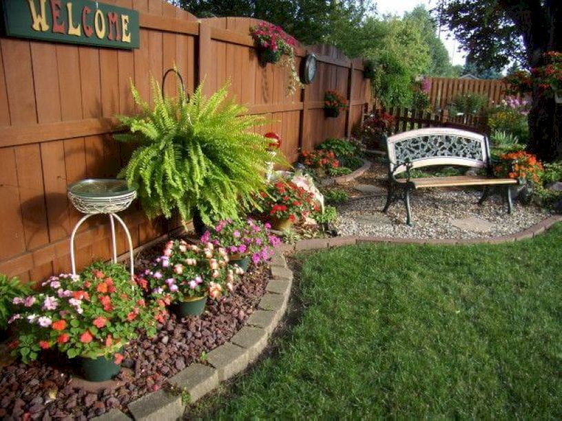 backyard landscape ideas simple and easy backyard landscaping ideas 62 FTHMUJV