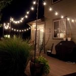 backyard lighting ideas year-round backyard deck string lights FZYOIUU