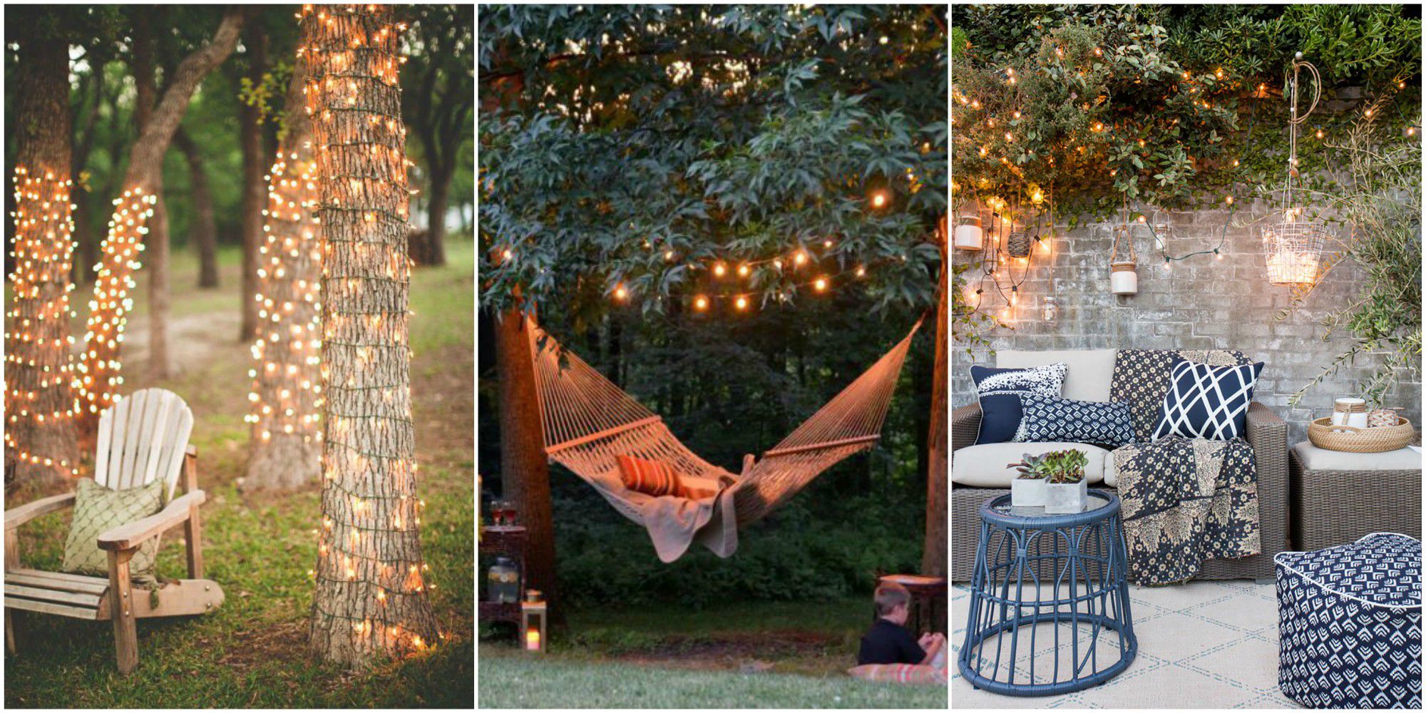 backyard lights outdoor string lights CRIDAYX