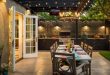 backyard patio ideas example of a classic backyard patio kitchen design in san francisco with TFXSLYH