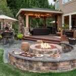 backyard patios sitting here making smores... oh yeah! backyard patio design idea WKBGHWK