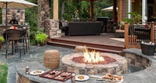 backyard patios sitting here making smores... oh yeah! backyard patio design idea WKBGHWK