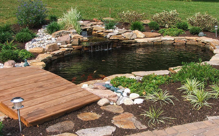 backyard ponds u0026 water features| garden pond design u0026 installation delaware MHXMQUA