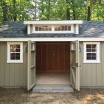 backyard storage sheds our new amish-built storage shed promises to solve our garage  disorganization FBYCEYE