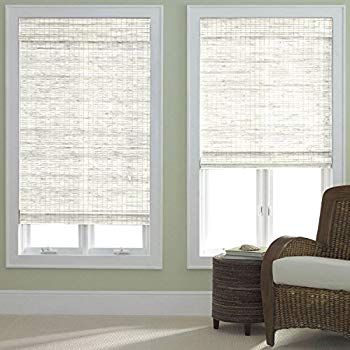 bamboo roman shades bamboo roman shade whitewash 35x64 UECHUEQ